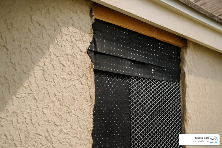 moisture barrier stucco