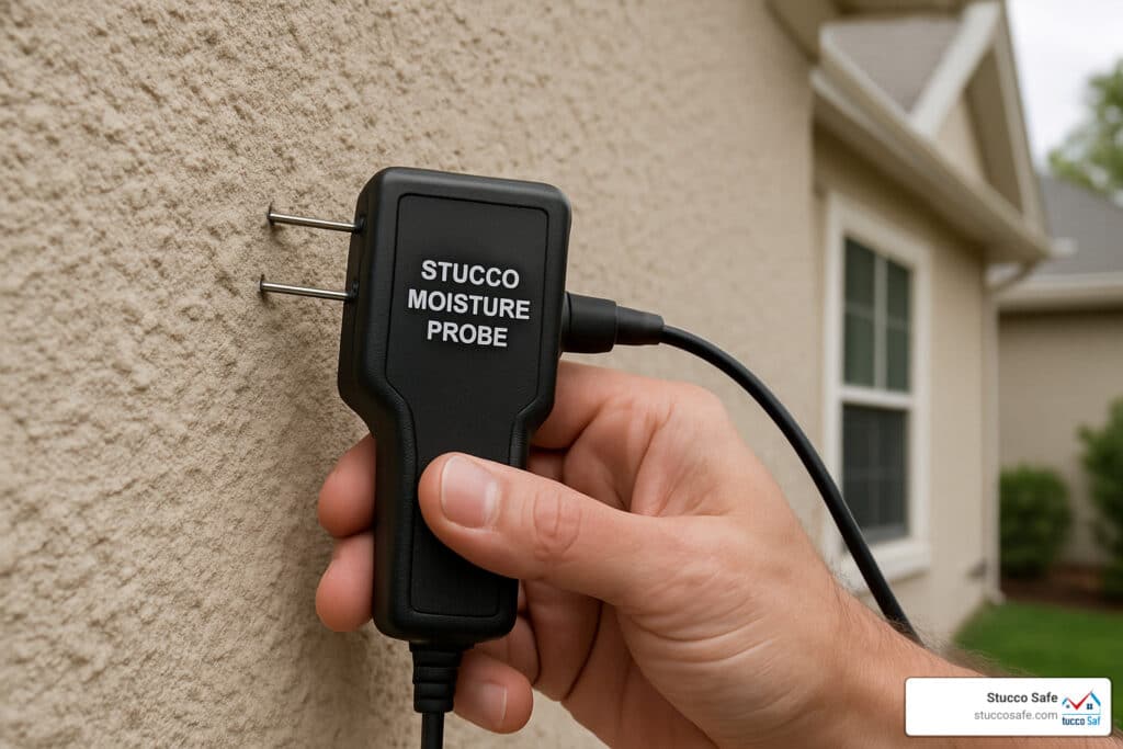 stucco moisture probe