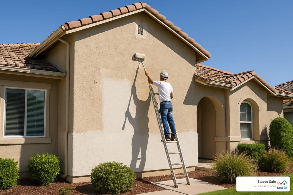 house painting stucco