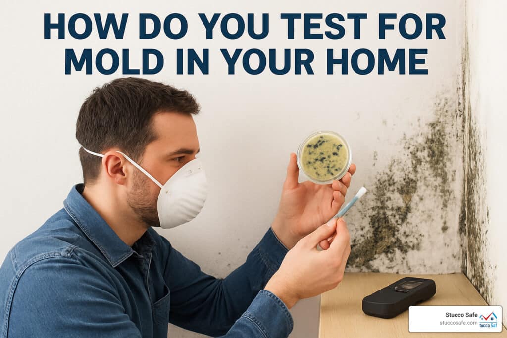 how do you test for mold in your home