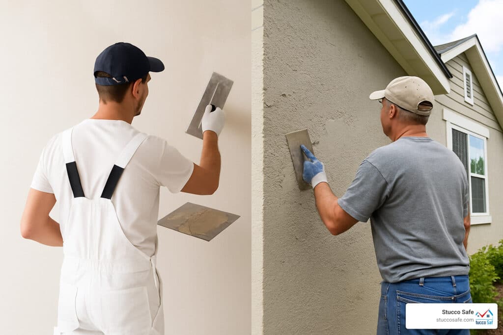 plastering and stucco