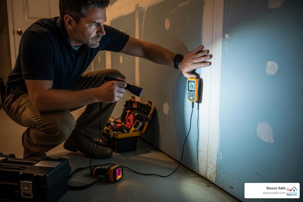 home inspector mold testing