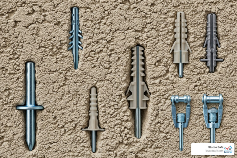 what anchors to use for stucco