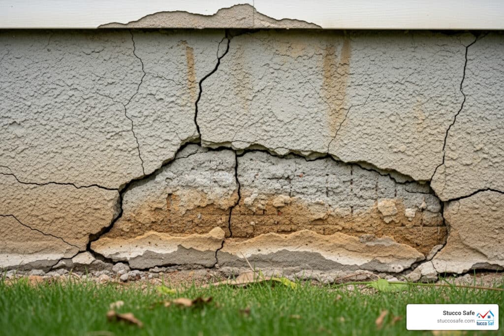 stucco foundation repair