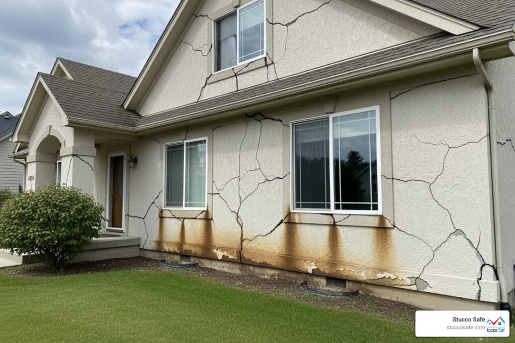 what are the problems with stucco houses
