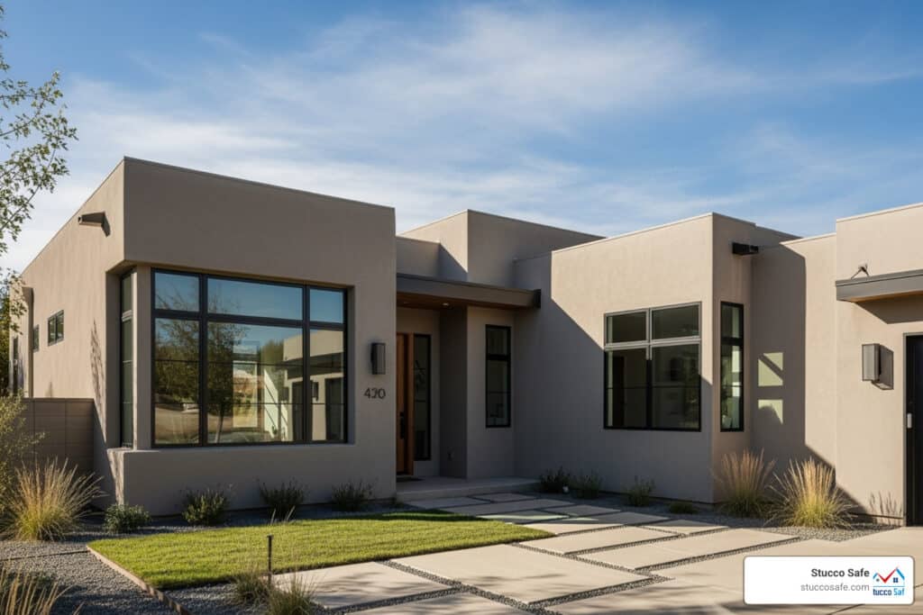 does stucco make a good anchor