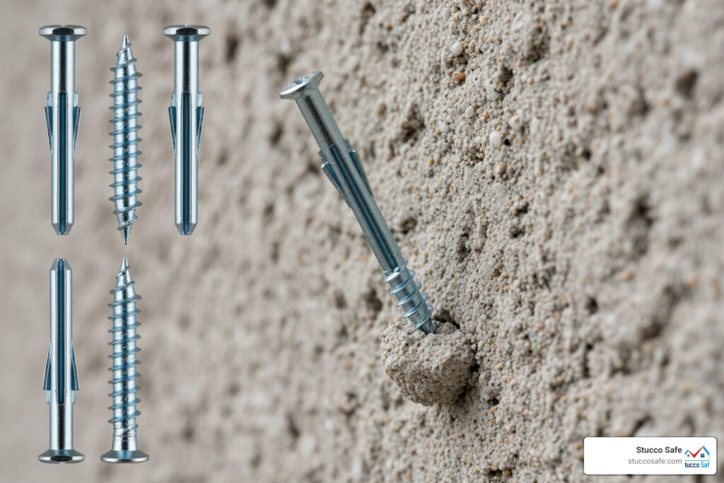 stucco anchor screws