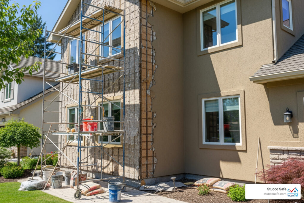 stucco wall replacement
